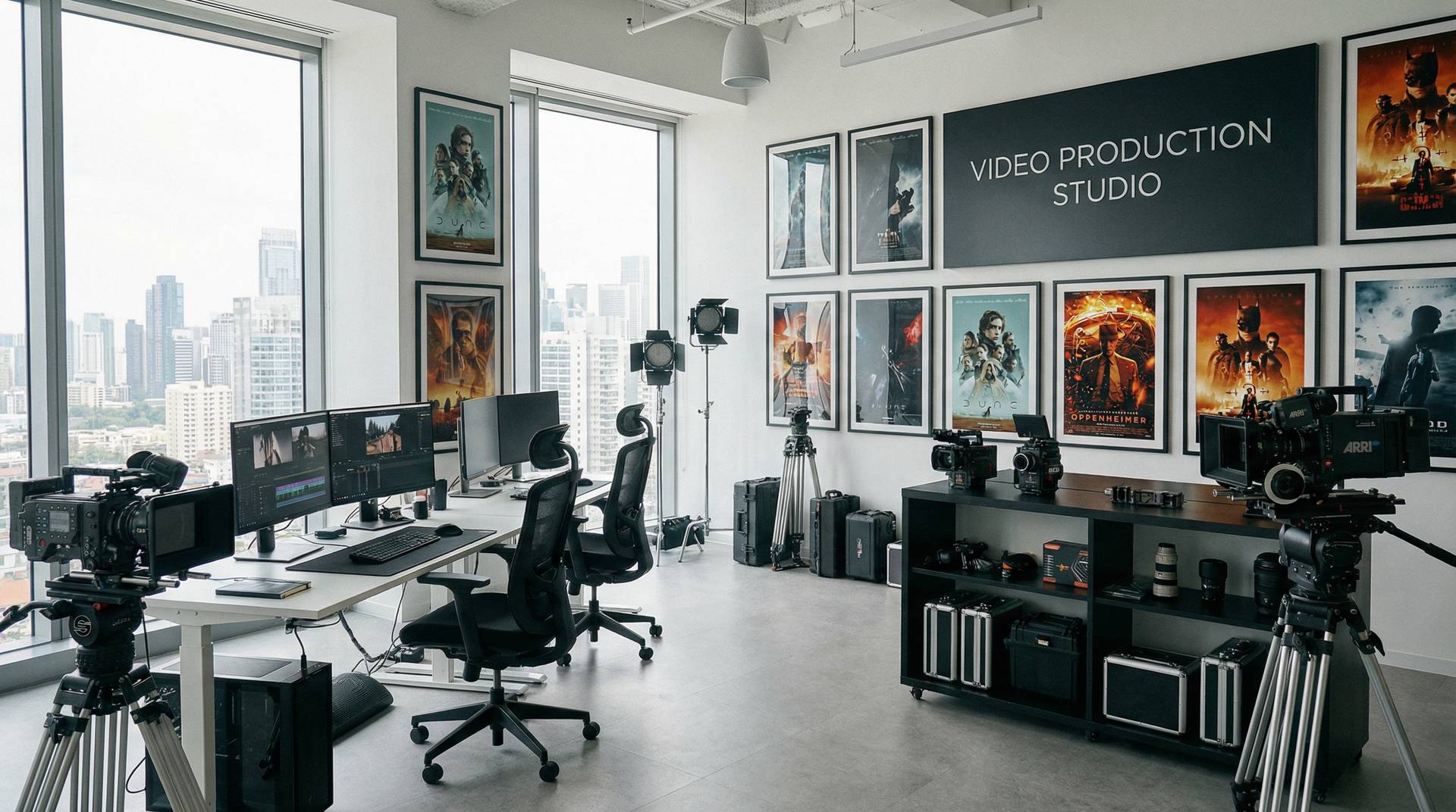 麻花星空影视传媒制作公司公司办公室实景